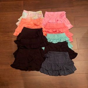 Lot of 10 girls size 4T skirts